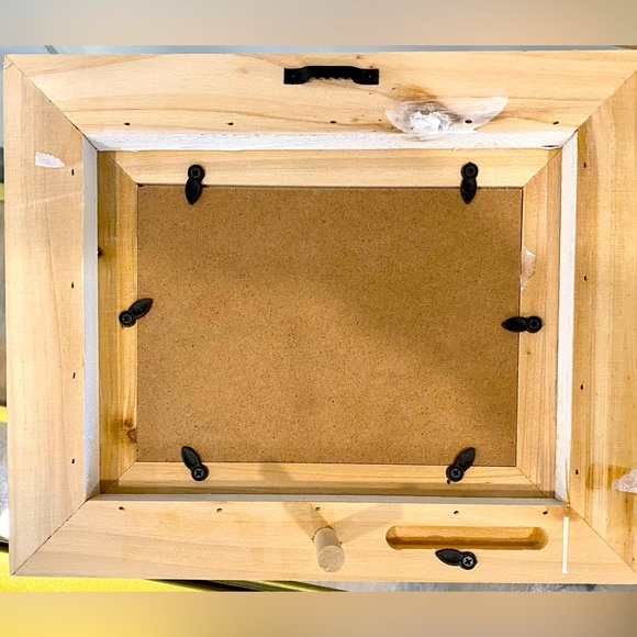 Mud Pie Wooden Wedding Picture Frame - Mr. & Mrs. - Picture 2 of 2